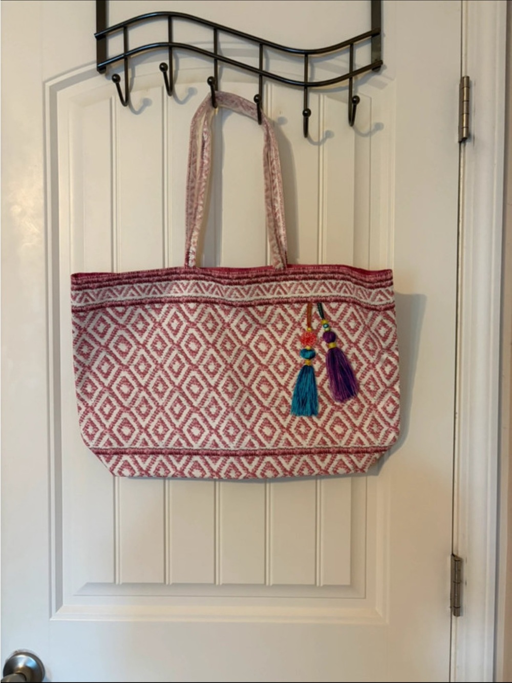 Estée Lauder Pjnk Diamond-Pattern Tote Bag